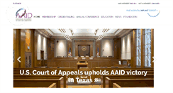 Desktop Screenshot of aaid.com
